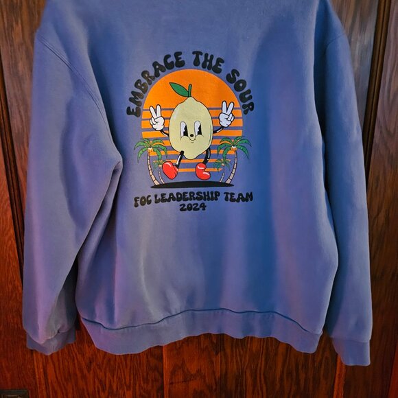 Lululemon Graphic Crew Sweat shirt Sz M - Picture 6 of 8